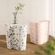 TOV Furniture Slab Pink 18" Concrete Indoor/Outdoor Side Table-1
