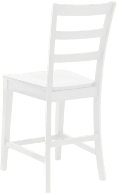 Winners Only® Bay City White Bar Stool-2