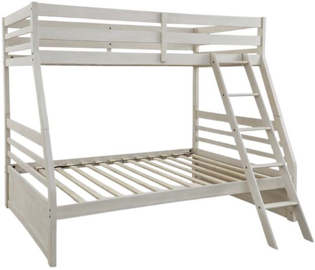 Signature Design by Ashley® Robbinsdale Antique White Twin/Full Bunk Bed-5