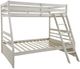 Signature Design by Ashley® Robbinsdale Antique White Youth Twin/Full Bunk Bed-5