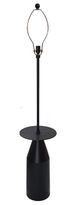 A & B Home Black/White Bullet Shape Floor Lamp-1