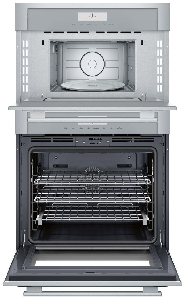 Thermador® Masterpiece® 30" Stainless Steel Oven/Micro Combo Electric Wall Oven-1