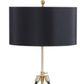 Coaster® Zabka Black/Gold Tripod Floor Lamp-1
