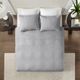Olliix by Madison Park Grey Twin/Twin XL Quebec Reversible Coverlet Set-3