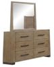New Classic® Home Furnishings Viera Natural Oak Dresser and Mirror-0