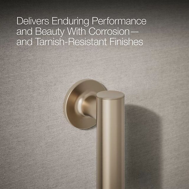 KOHLER® Purist® Vibrant Brushed Bronze 12" Grab Bar-4