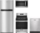 Whirlpool® 4 Piece Stainless Steel Gas Kitchen Package-0