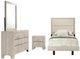 Coaster® Trenton 4-Piece Rustic Cream Twin Panel Bedroom Set-0