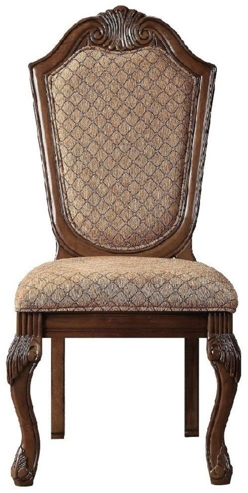 Acme Furniture Chateau De Ville Traditional Fabric Dining Chairs - Thumbnail 5