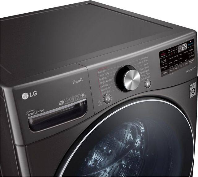LG 5.0 Cu. Ft. Black Steel Front Load Washer-6