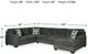 Signature Design by Ashley® Ballinasloe 3-Piece Smoke Right-Arm Facing Sectional and Chaise-2