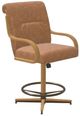 Chromcraft Customizable Denton Swivel Tilt Counter Height Dining Stool-3