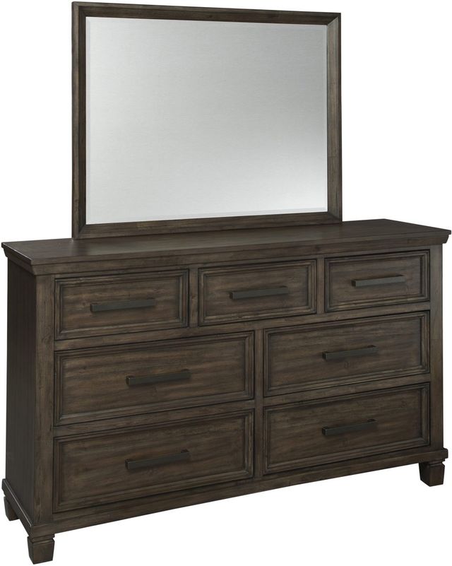 Signature Design by Ashley® Johurst 5-Piece Grayish Brown Queen Storage Panel Bed Set-3