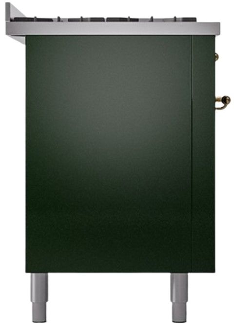 Ilve® Nostalgie II Series 60" Emerald Green Pro Style Dual Fuel Range-2