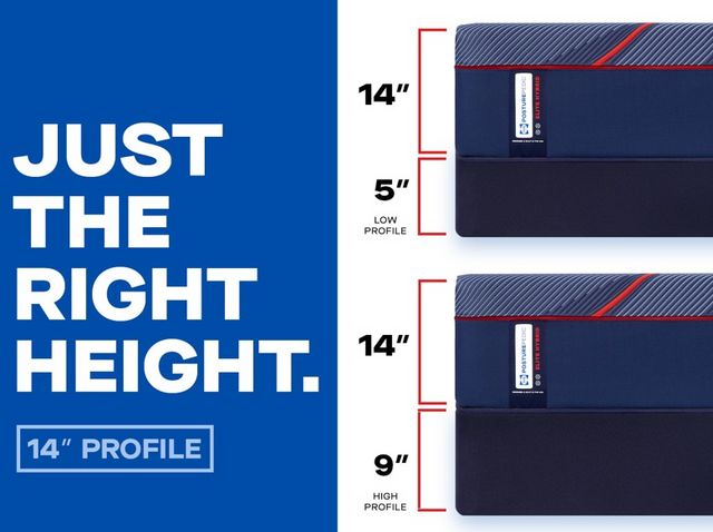 Sealy® Posturepedic® Elite High Point II Hybrid 14" Firm Tight Top Queen Mattress-14