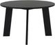 Moe's Home Collection Delta Black Teak Outdoor Round Dining Table -1