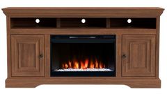 Legends Home Charleston Brown 64'' Fireplace Console