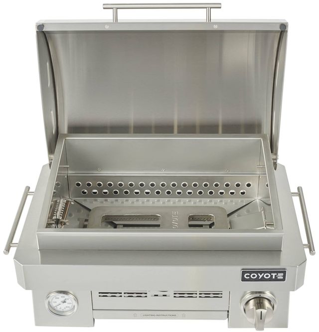 Coyote® Outdoor Living 1-Burner Stainless Steel Portable Liquid Propane Grill-4