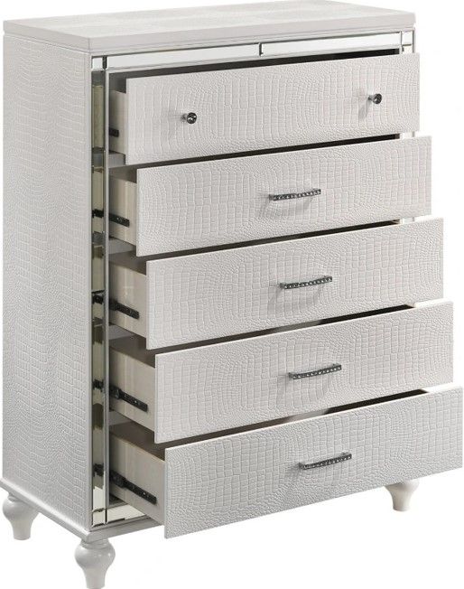 New Classic® Home Furnishings Valentino White Chest-3