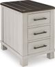 Signature Design by Ashley® Darborn Gray/Brown Chairside End Table-0