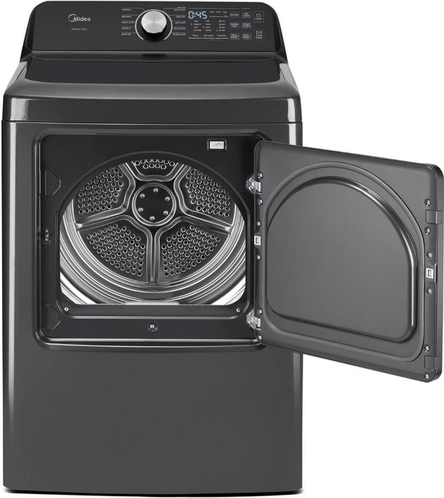 Midea® Metallic Gray Laundry Pair-4