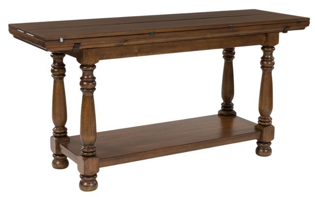 Signature Design by Ashley® Sturlayne Brown Flip Top Sofa Table-0
