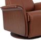 Fjords® Relax Metro Tigereye Small Dual Motion Swivel Recliner-2