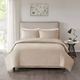 Olliix by 510 Design Otto Khaki Full/Queen 3 Piece Reversible Coverlet Set-0
