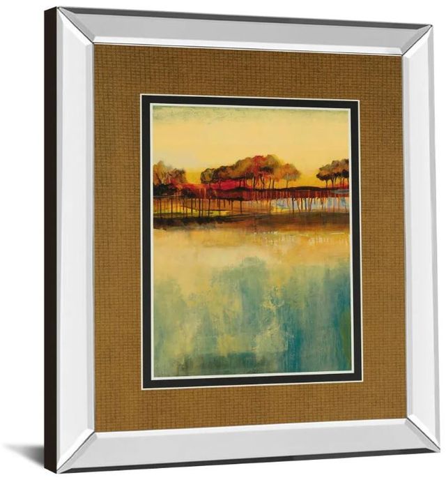 Classy Art October Sky Il by George Mirror Framed Wall Art-1