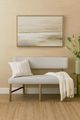 Bernards Pagosa Gray Upholstered Bench-4