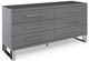 VIG Furniture Modrest Splendor Grey/Silver Eastern King Bedroom Set-1