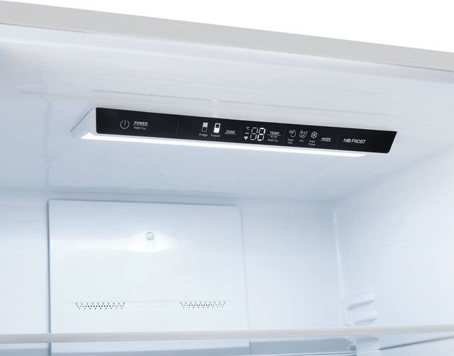 FORNO® Milano Espresso 34 in. 17.2 Cu. Ft. Stainless Steel Counter Depth Bottom Freezer Refrigerator-8