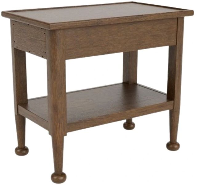 Riverside Furniture Calhoun Whiskey Oak Chairside Table-4