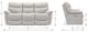 La-Z-Boy® James Smoke Power Reclining Sofa with Headrest-2