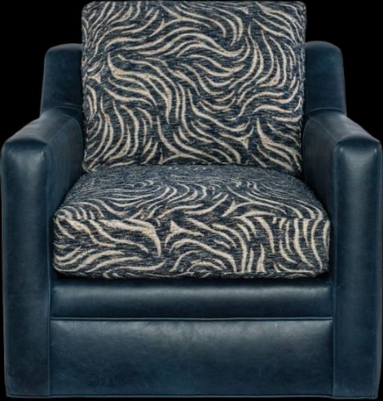 Bradington-Young Customizable Melville 8-Way Tie Swivel Chair-3
