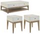 Liberty Furniture Berkley Square 3-Piece Khaki/Linen Accent Table Set-0