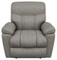 La-Z-Boy® Morrison Charcoal Power Rocking Recliner with Headrest and Lumbar-1