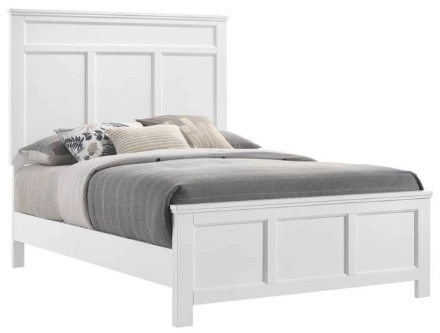 New Classic® Home Furnishings Andover White Twin Panel Bed-0