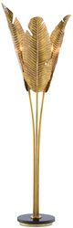 Currey & Company Tropical Black/Vintage Brass Floor Lamp-0