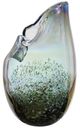 A & B Home Clear/Green 10" Vase-2