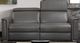 Via Furniture Philippe Gray Power Reclining Condo Sofa with Adjustable Headrest-0