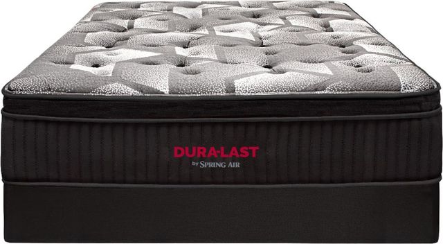 Dura-Last by Spring Air® Spartan 14" Wrapped Coil Plush Euro Top Twin Mattress-2