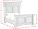 Elements International Kings Court Black Queen Bed-3