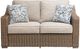 Signature Design by Ashley® Revare Beach Beige Fabric/Resin Wicker Outdoor Loveseat-2