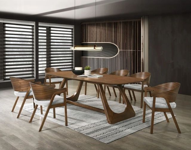 ACME Furniture Hoyte Walnut Dining Table -1
