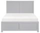 Homelegance® Orion Gray Full Platform Bed-2