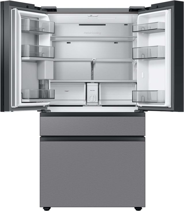 Samsung Bespoke 36 In. 22.8 Cu. Ft. Stainless Steel French Door Refrigerator-5