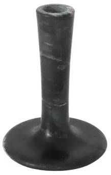 Moe's Home Collection East Black Veined Marble Tall Candle Holder-3