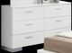 ACME Furniture Lorimar Chrome/White Dresser-0