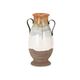 Imax Worldwide Vase with Metal Handles -0